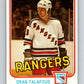 1981-82 O-Pee-Chee #235 Dean Talafous  New York Rangers  V31173