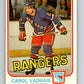 1981-82 O-Pee-Chee #236 Carol Vadnais  New York Rangers  V31186