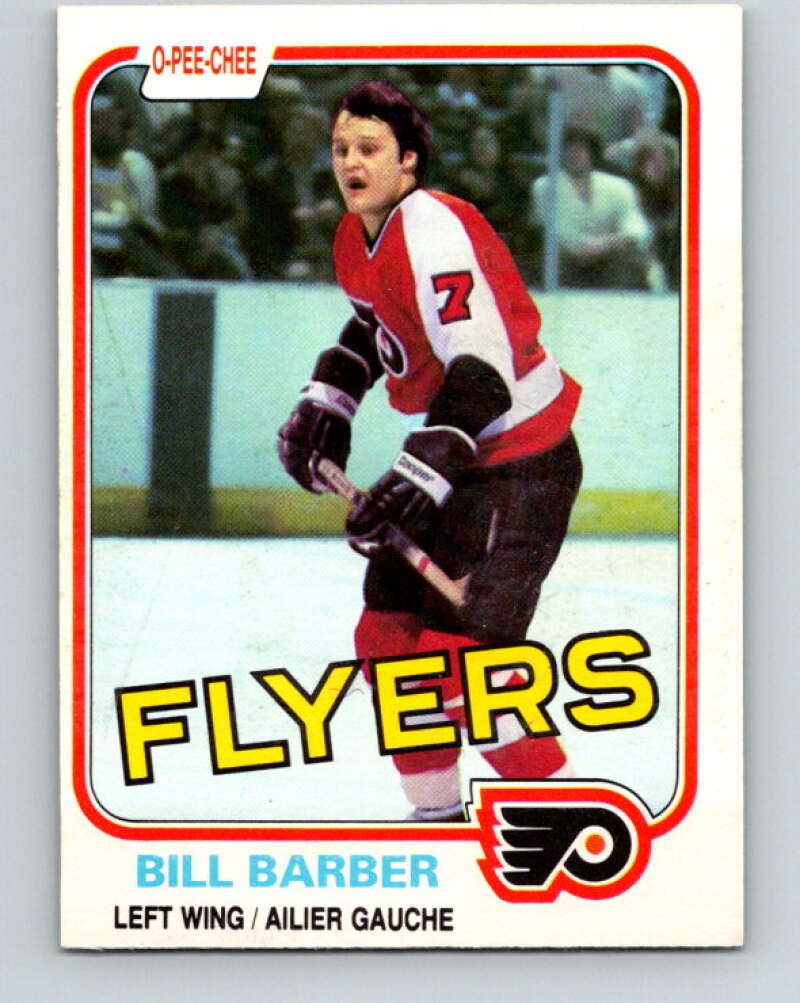 1981-82 O-Pee-Chee #238 Bill Barber  Philadelphia Flyers  V31201