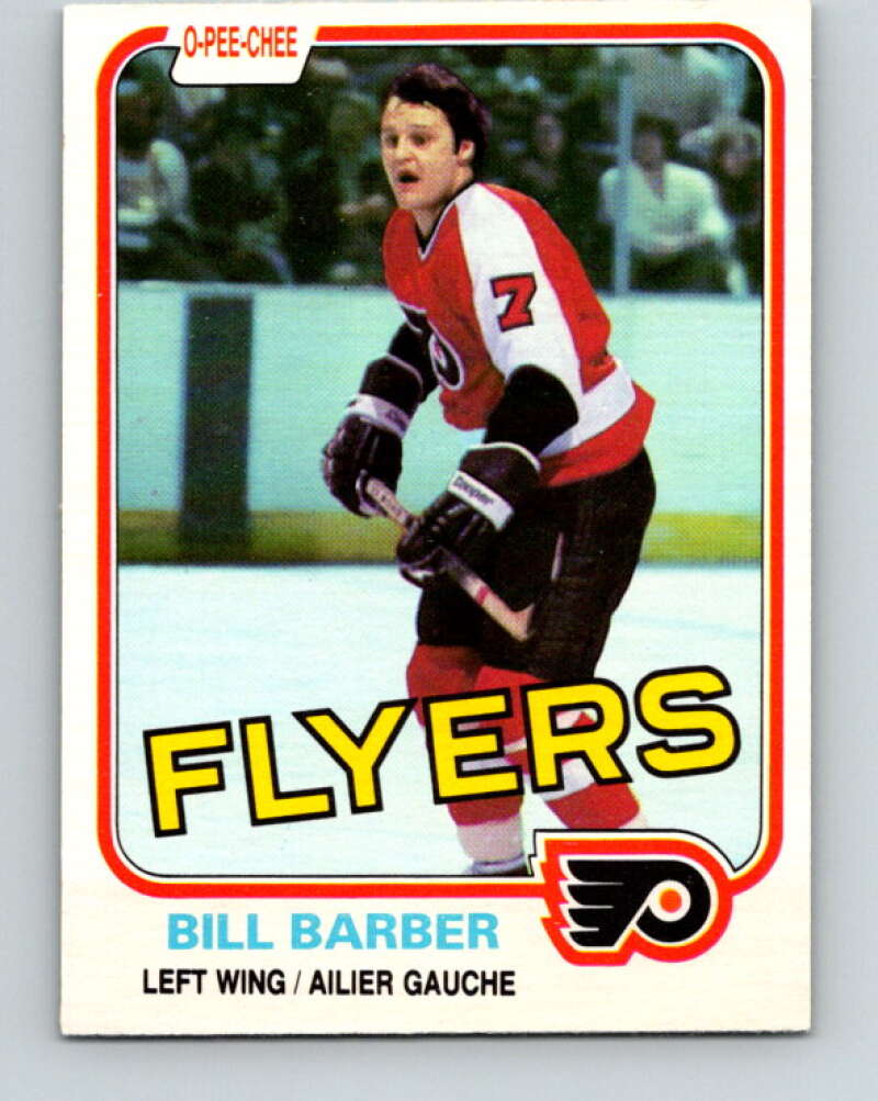 1981-82 O-Pee-Chee #238 Bill Barber  Philadelphia Flyers  V31202
