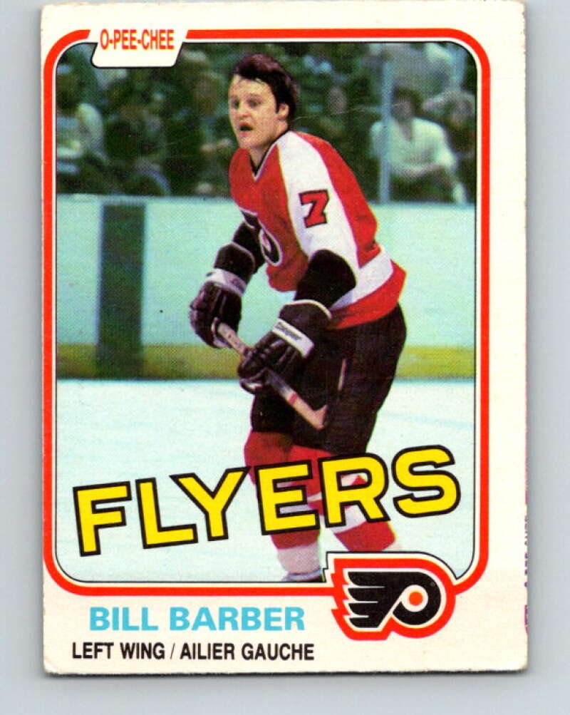 1981-82 O-Pee-Chee #238 Bill Barber  Philadelphia Flyers  V31203