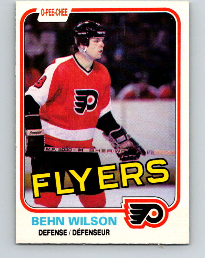 1981-82 O-Pee-Chee #239 Behn Wilson  Philadelphia Flyers  V31204