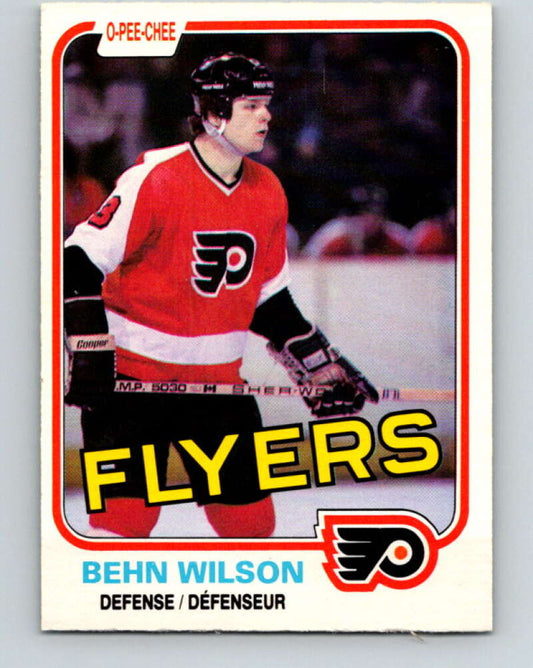 1981-82 O-Pee-Chee #239 Behn Wilson  Philadelphia Flyers  V31204