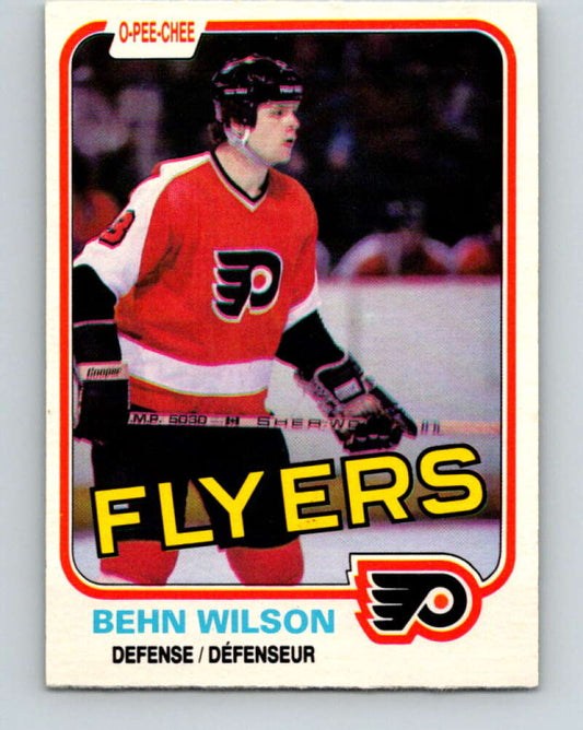 1981-82 O-Pee-Chee #239 Behn Wilson  Philadelphia Flyers  V31205