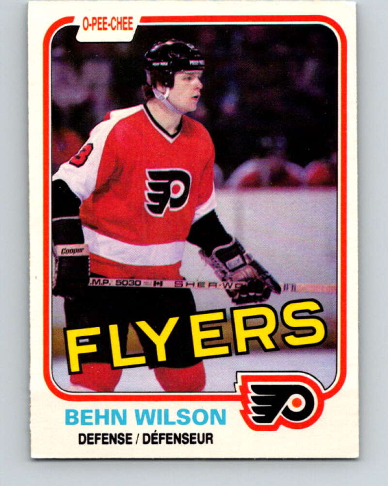 1981-82 O-Pee-Chee #239 Behn Wilson  Philadelphia Flyers  V31206