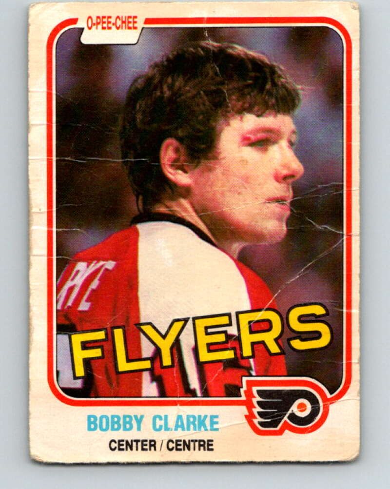 1981-82 O-Pee-Chee #240 Bobby Clarke  Philadelphia Flyers  V31207