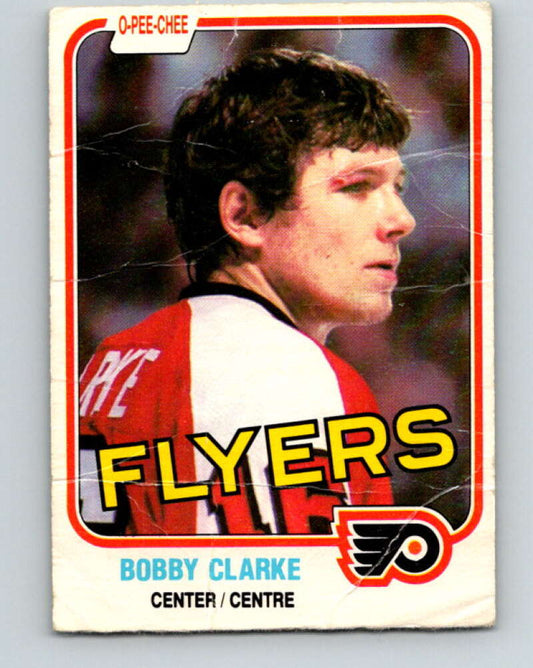 1981-82 O-Pee-Chee #240 Bobby Clarke  Philadelphia Flyers  V31208
