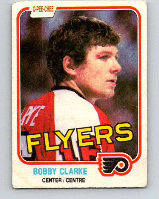 1981-82 O-Pee-Chee #240 Bobby Clarke  Philadelphia Flyers  V31209