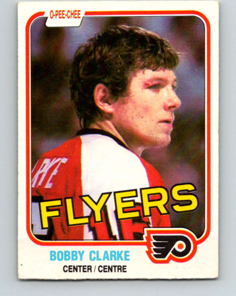 1981-82 O-Pee-Chee #240 Bobby Clarke  Philadelphia Flyers  V31210