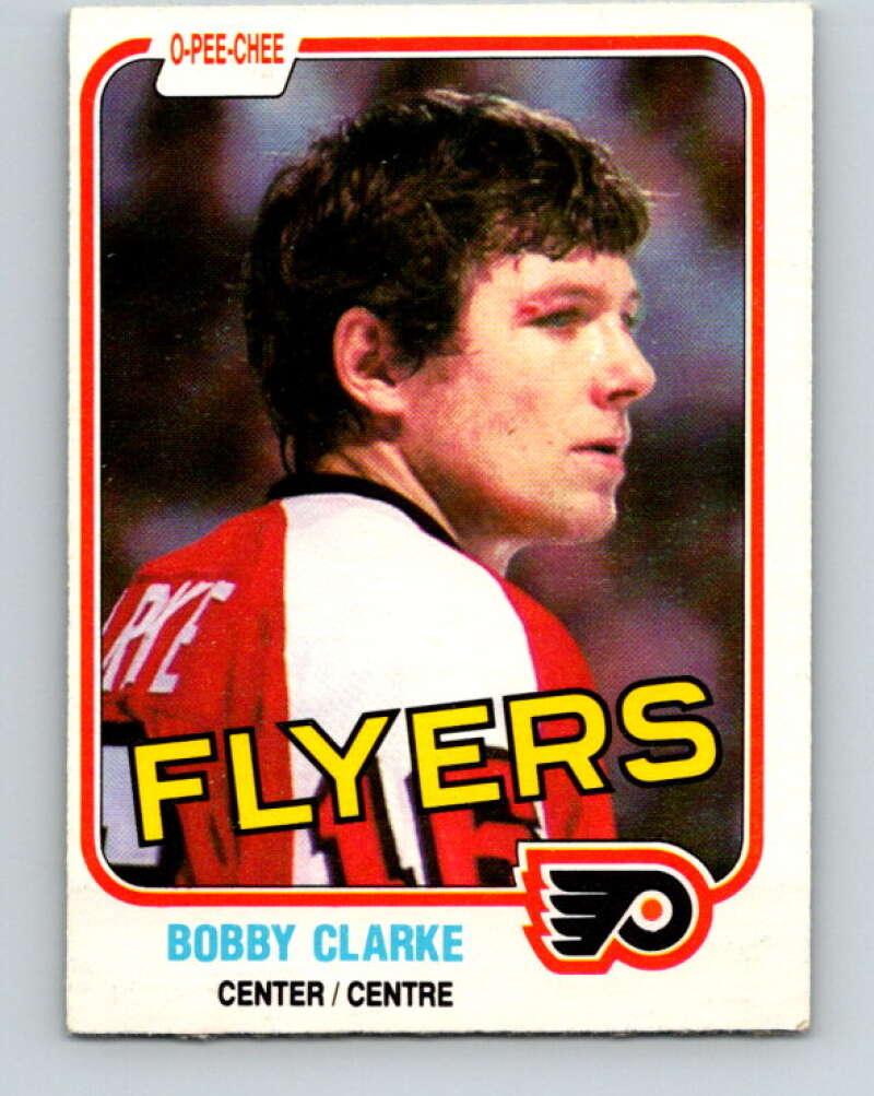 1981-82 O-Pee-Chee #240 Bobby Clarke  Philadelphia Flyers  V31212