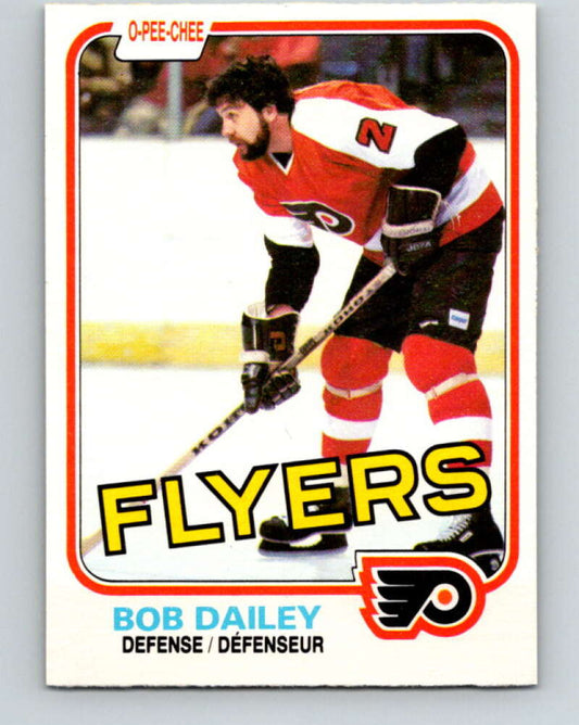 1981-82 O-Pee-Chee #241 Bob Dailey  Philadelphia Flyers  V31213