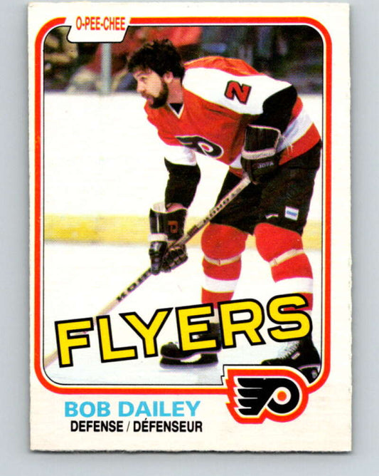 1981-82 O-Pee-Chee #241 Bob Dailey  Philadelphia Flyers  V31216