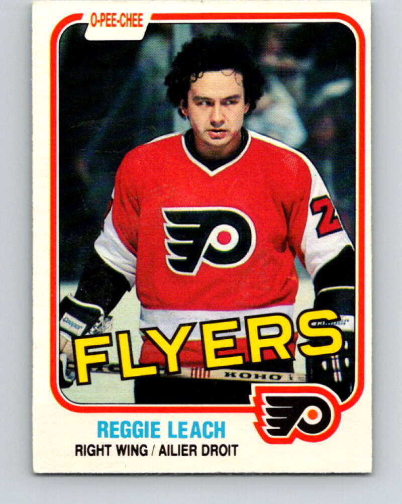1981-82 O-Pee-Chee #243 Reggie Leach  Philadelphia Flyers  V31221