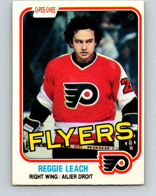 1981-82 O-Pee-Chee #243 Reggie Leach  Philadelphia Flyers  V31222