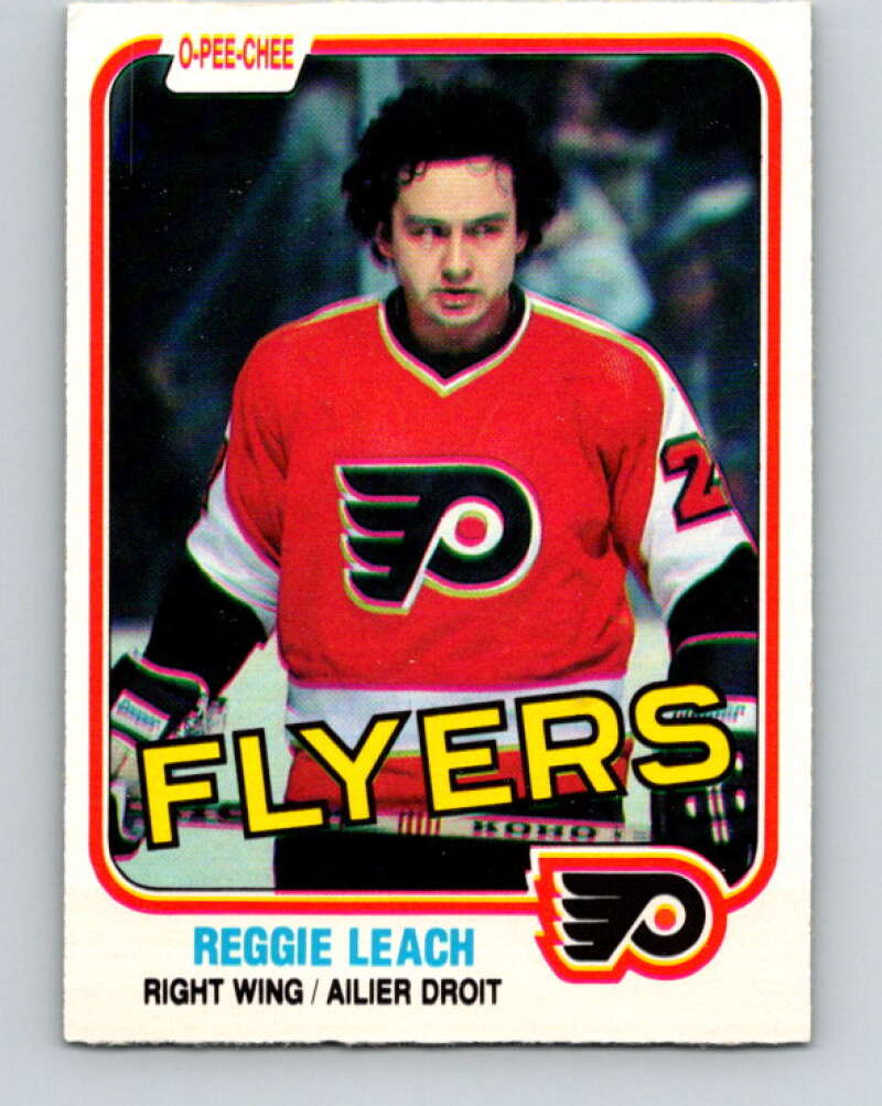 1981-82 O-Pee-Chee #243 Reggie Leach  Philadelphia Flyers  V31223