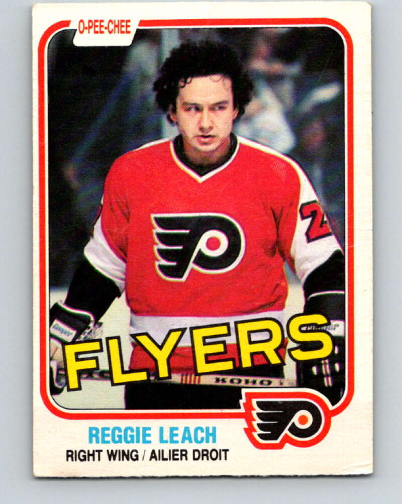 1981-82 O-Pee-Chee #243 Reggie Leach  Philadelphia Flyers  V31224