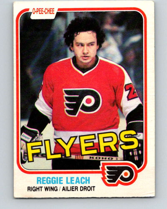 1981-82 O-Pee-Chee #243 Reggie Leach  Philadelphia Flyers  V31224
