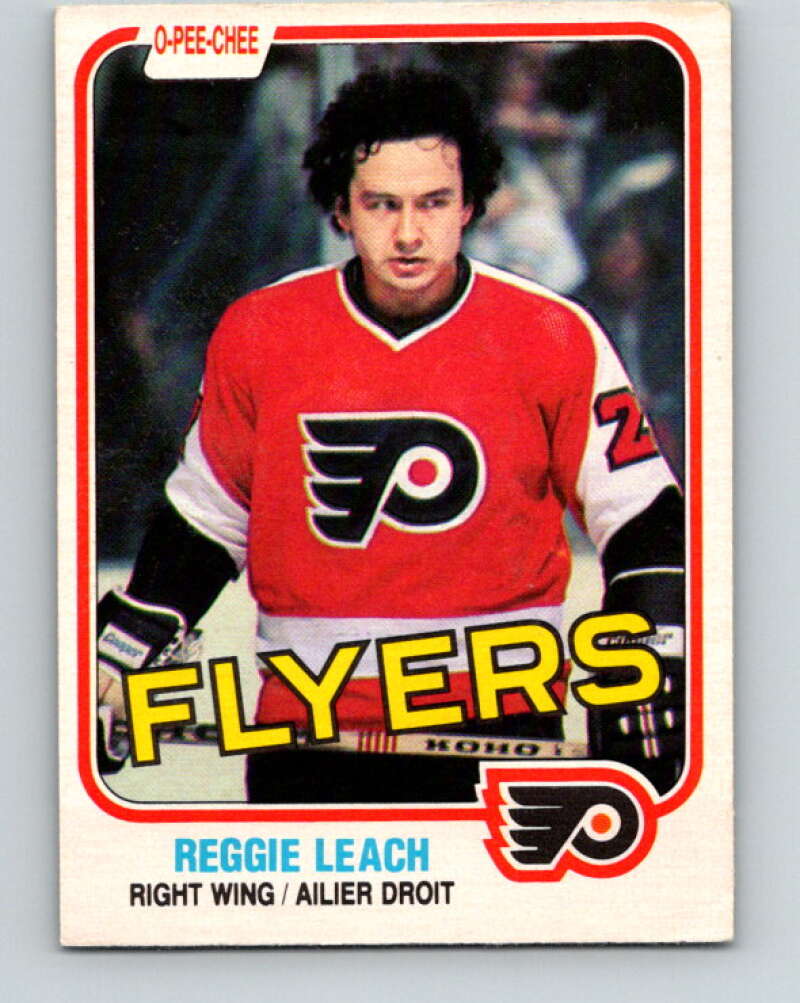 1981-82 O-Pee-Chee #243 Reggie Leach  Philadelphia Flyers  V31225