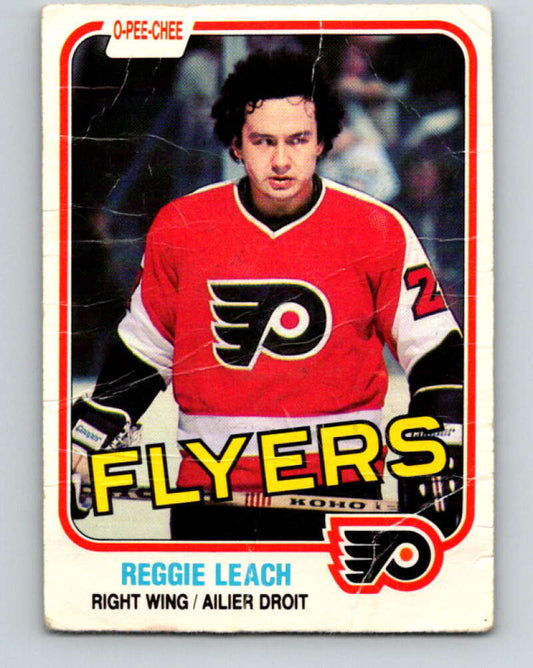 1981-82 O-Pee-Chee #243 Reggie Leach  Philadelphia Flyers  V31226
