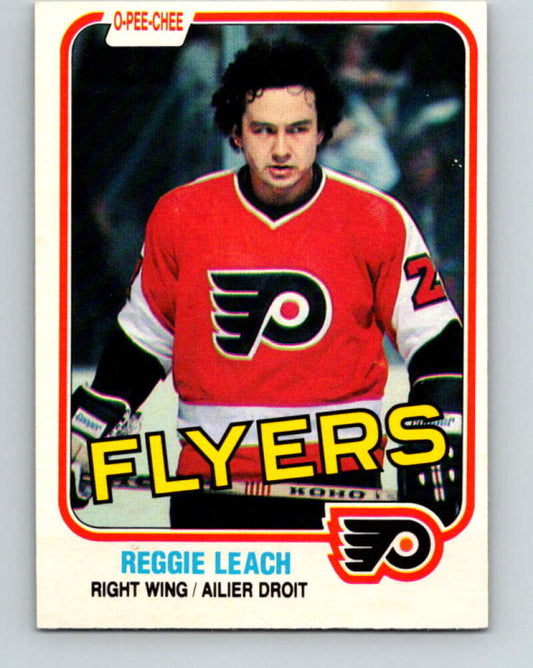 1981-82 O-Pee-Chee #243 Reggie Leach  Philadelphia Flyers  V31227