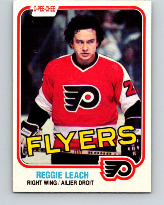 1981-82 O-Pee-Chee #243 Reggie Leach  Philadelphia Flyers  V31228