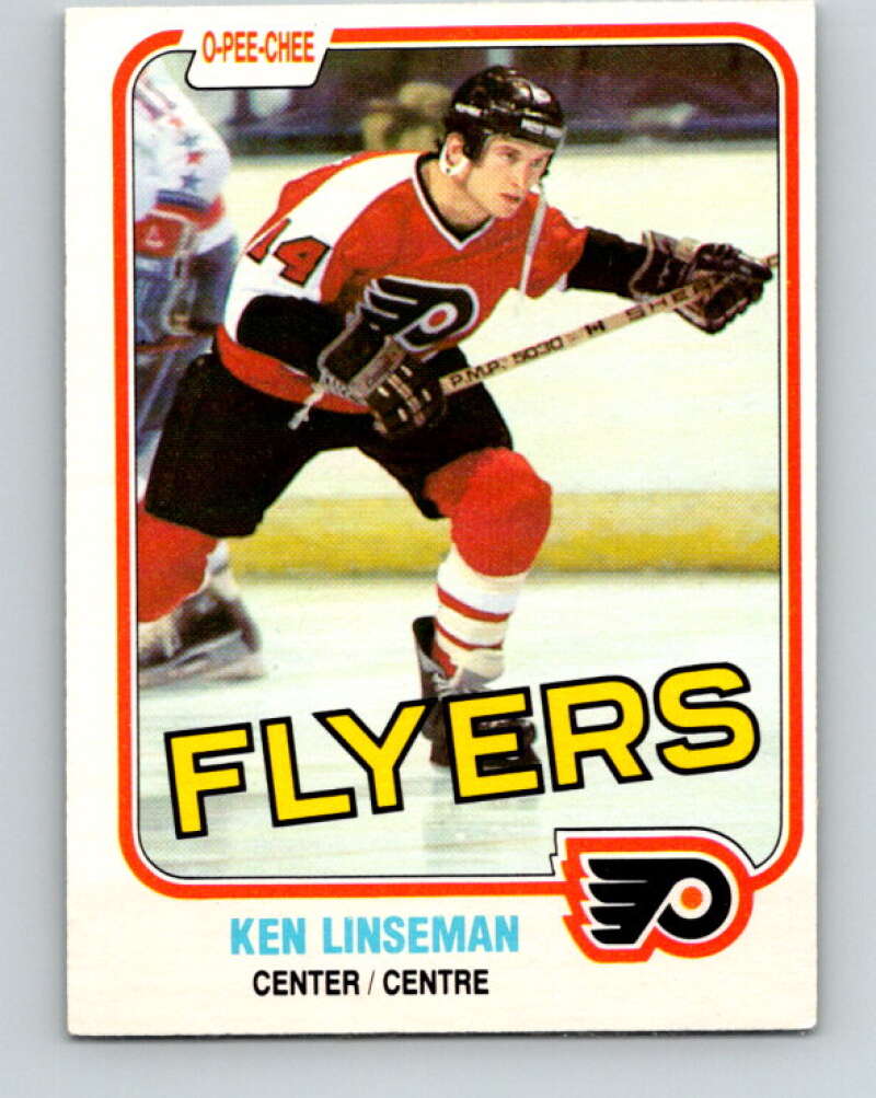 1981-82 O-Pee-Chee #244 Ken Linseman  Philadelphia Flyers  V31229