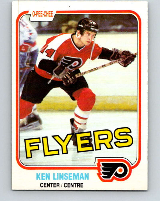 1981-82 O-Pee-Chee #244 Ken Linseman  Philadelphia Flyers  V31231
