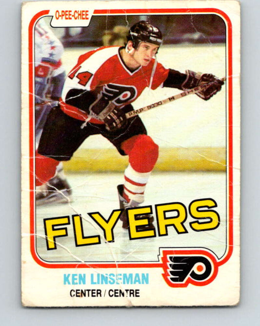 1981-82 O-Pee-Chee #244 Ken Linseman  Philadelphia Flyers  V31232