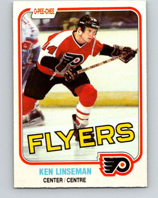 1981-82 O-Pee-Chee #244 Ken Linseman  Philadelphia Flyers  V31236