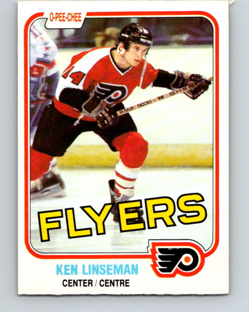 1981-82 O-Pee-Chee #244 Ken Linseman  Philadelphia Flyers  V31237