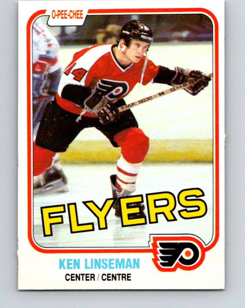 1981-82 O-Pee-Chee #244 Ken Linseman  Philadelphia Flyers  V31238