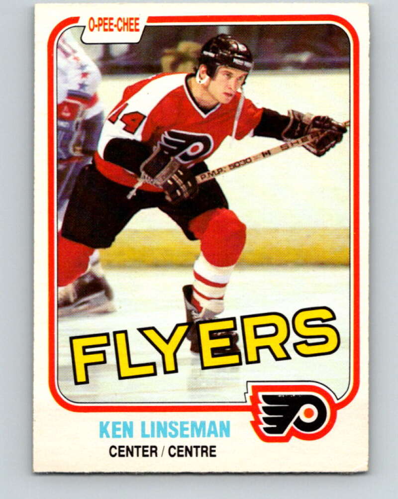 1981-82 O-Pee-Chee #244 Ken Linseman  Philadelphia Flyers  V31239