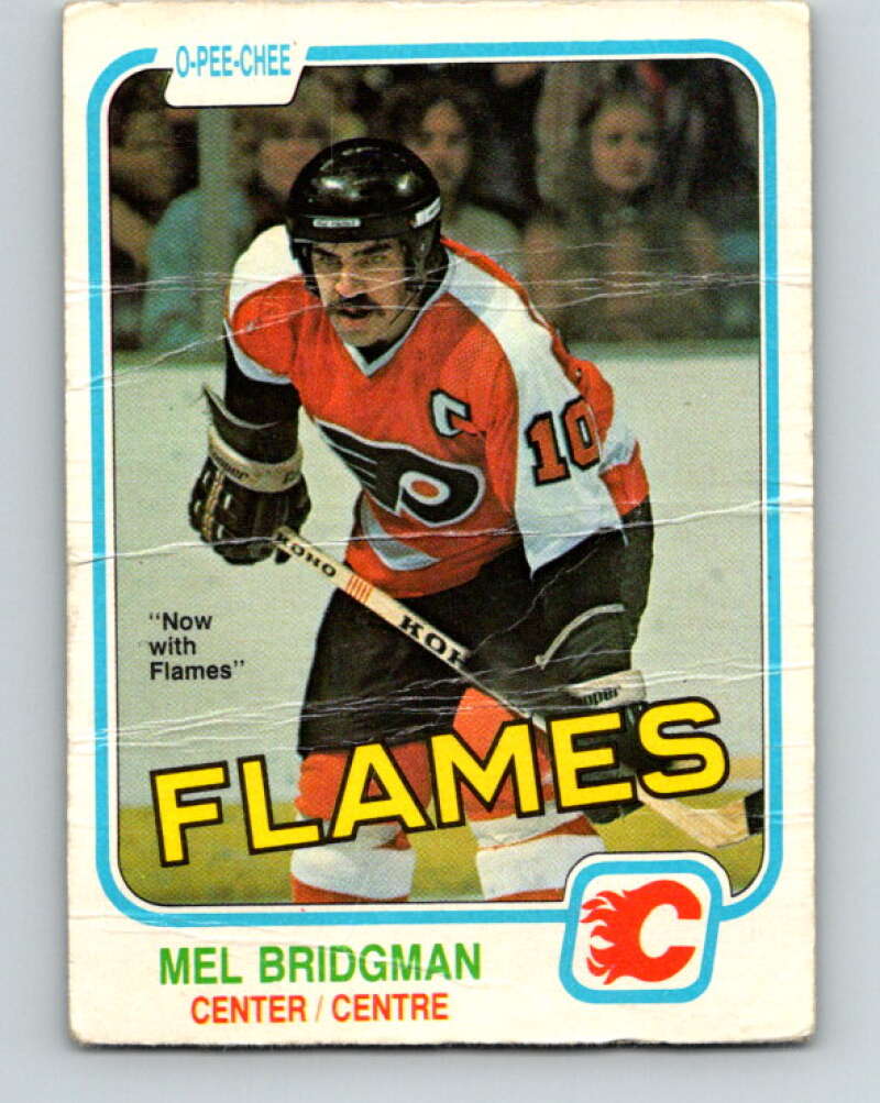 1981-82 O-Pee-Chee #248 Mel Bridgman  Calgary Flames  V31260