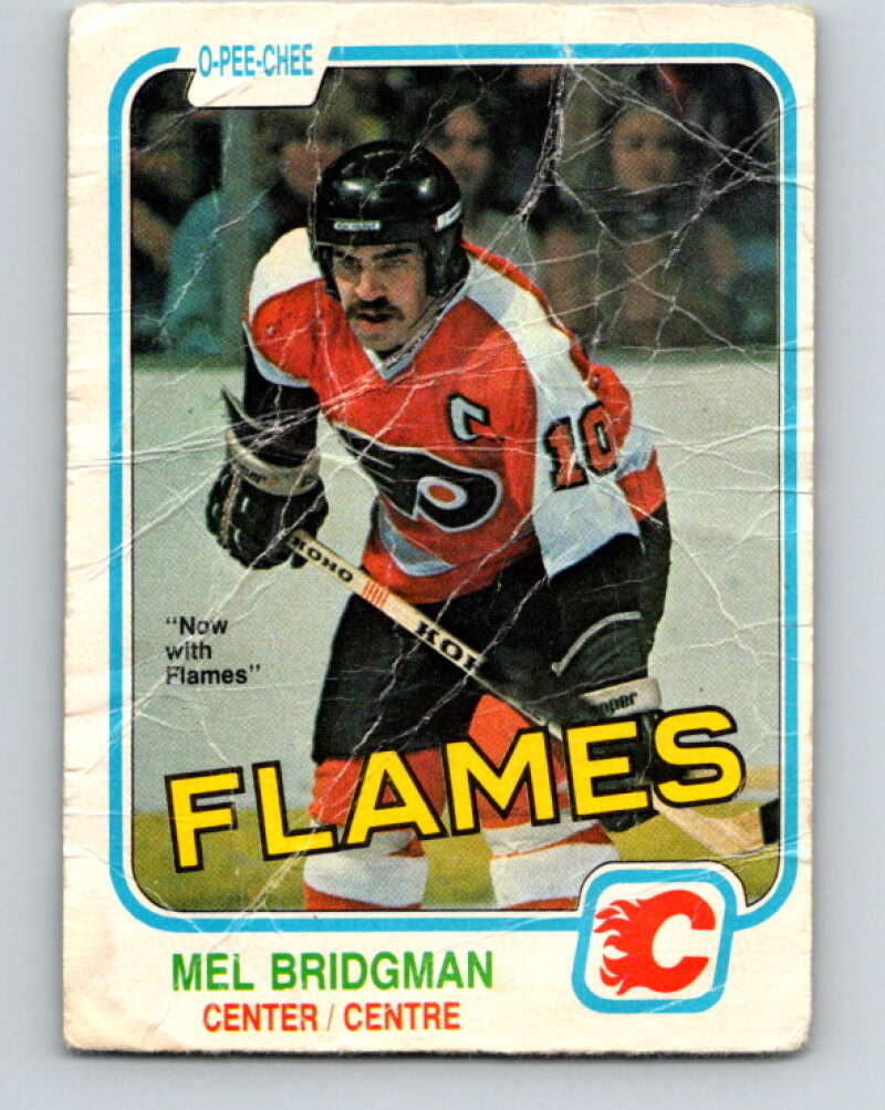 1981-82 O-Pee-Chee #248 Mel Bridgman  Calgary Flames  V31261