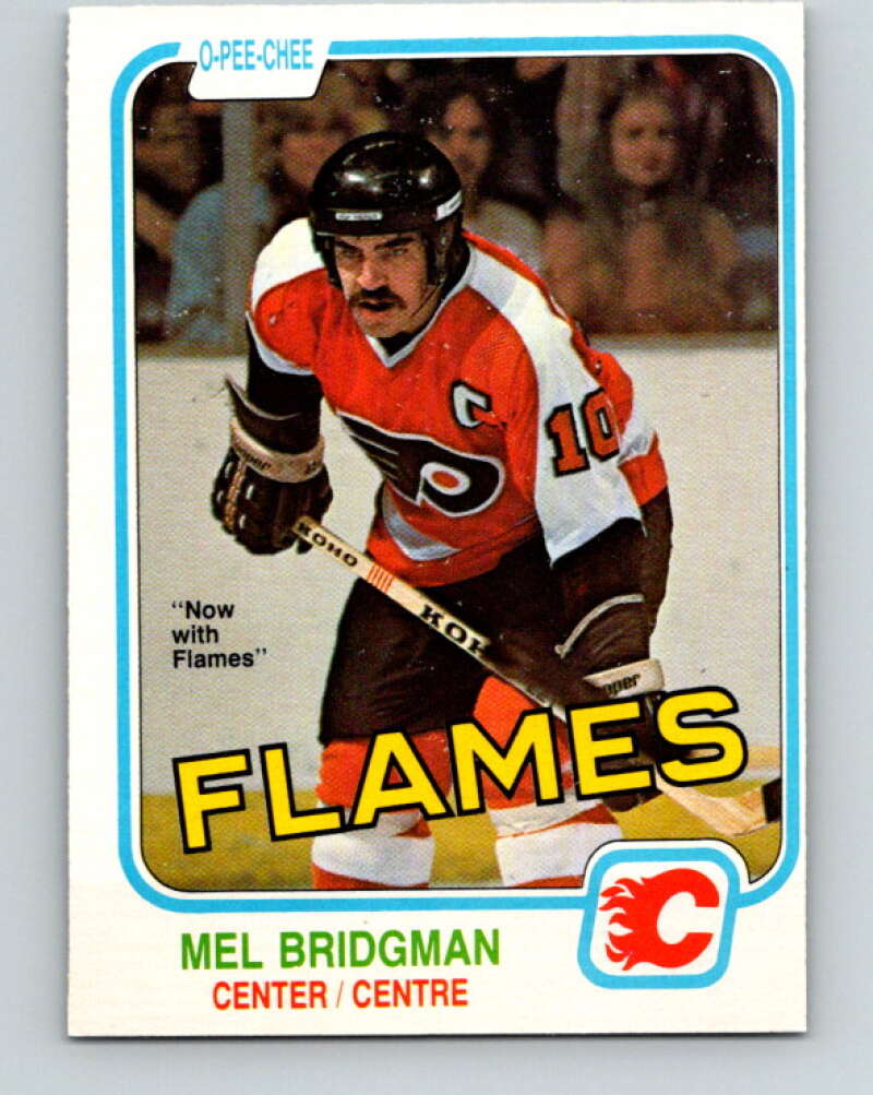 1981-82 O-Pee-Chee #248 Mel Bridgman  Calgary Flames  V31264