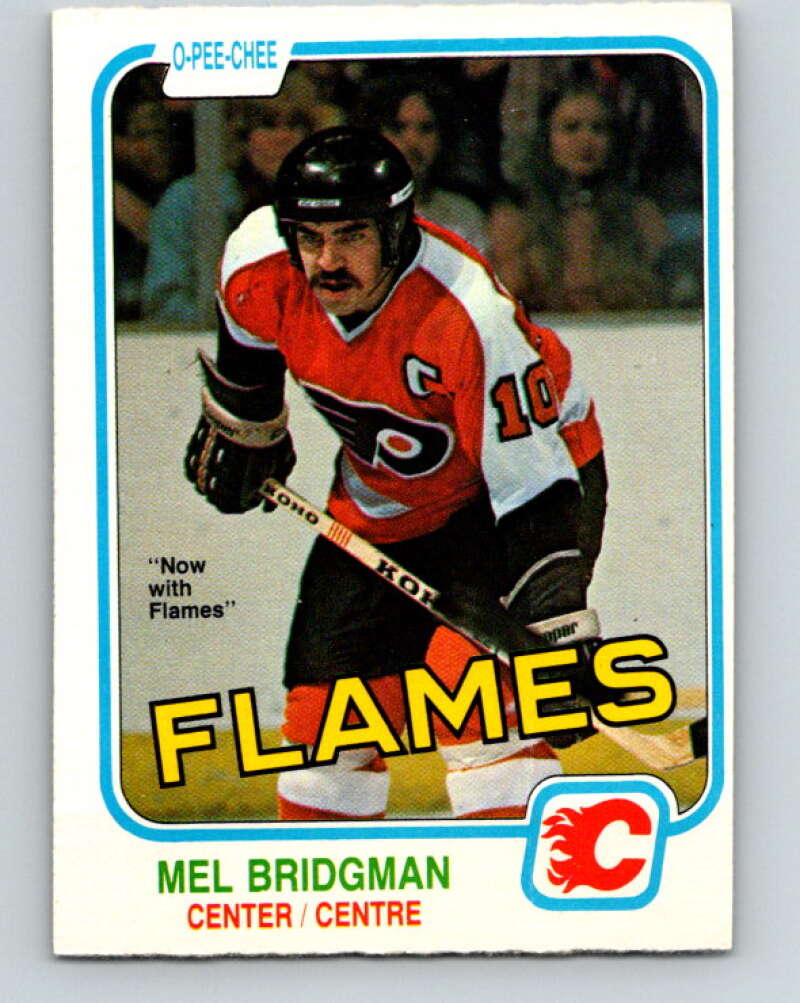 1981-82 O-Pee-Chee #248 Mel Bridgman  Calgary Flames  V31265