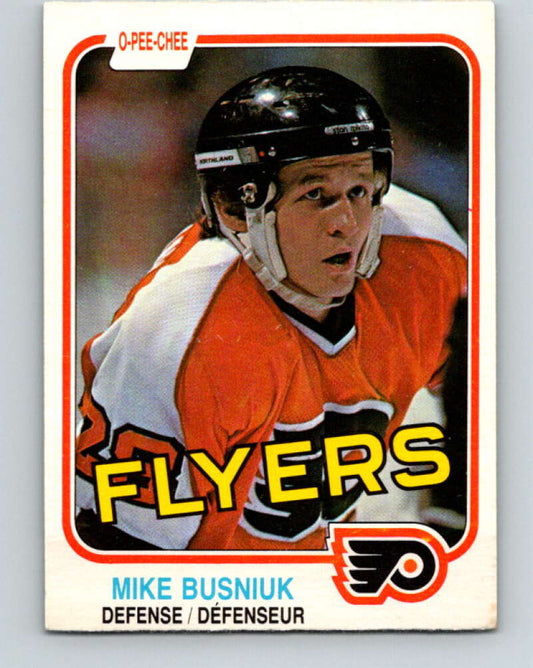 1981-82 O-Pee-Chee #249 Mike Busniuk  Philadelphia Flyers  V31266