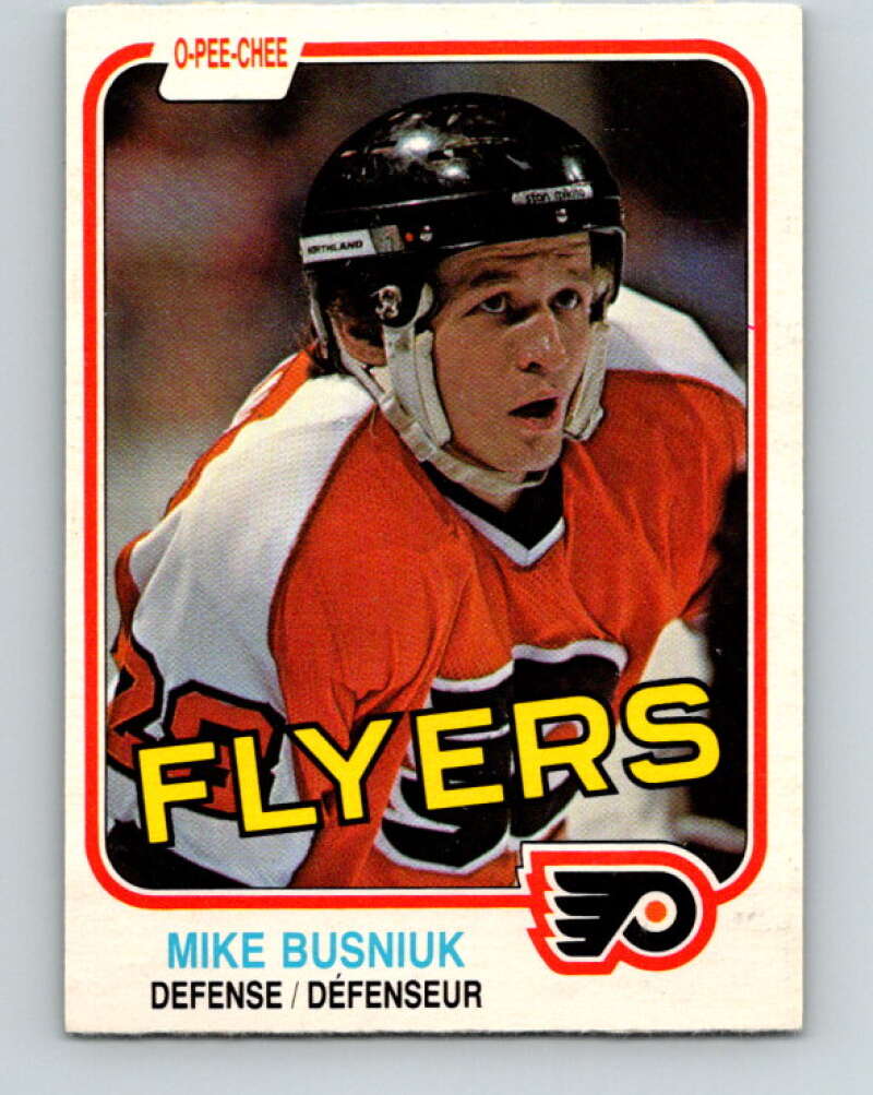 1981-82 O-Pee-Chee #249 Mike Busniuk  Philadelphia Flyers  V31267