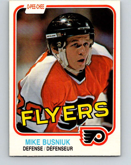 1981-82 O-Pee-Chee #249 Mike Busniuk  Philadelphia Flyers  V31268