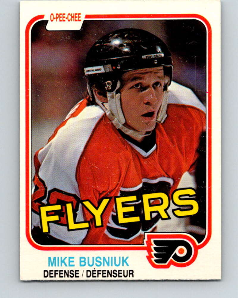 1981-82 O-Pee-Chee #249 Mike Busniuk  Philadelphia Flyers  V31269