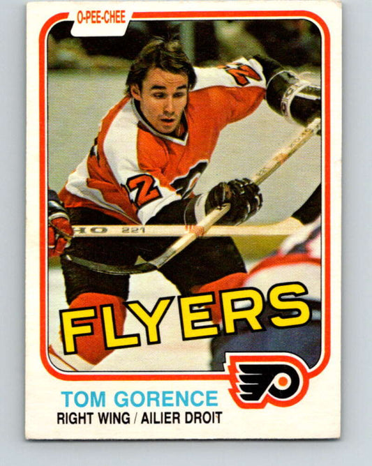 1981-82 O-Pee-Chee #250 Tom Gorence  Philadelphia Flyers  V31271