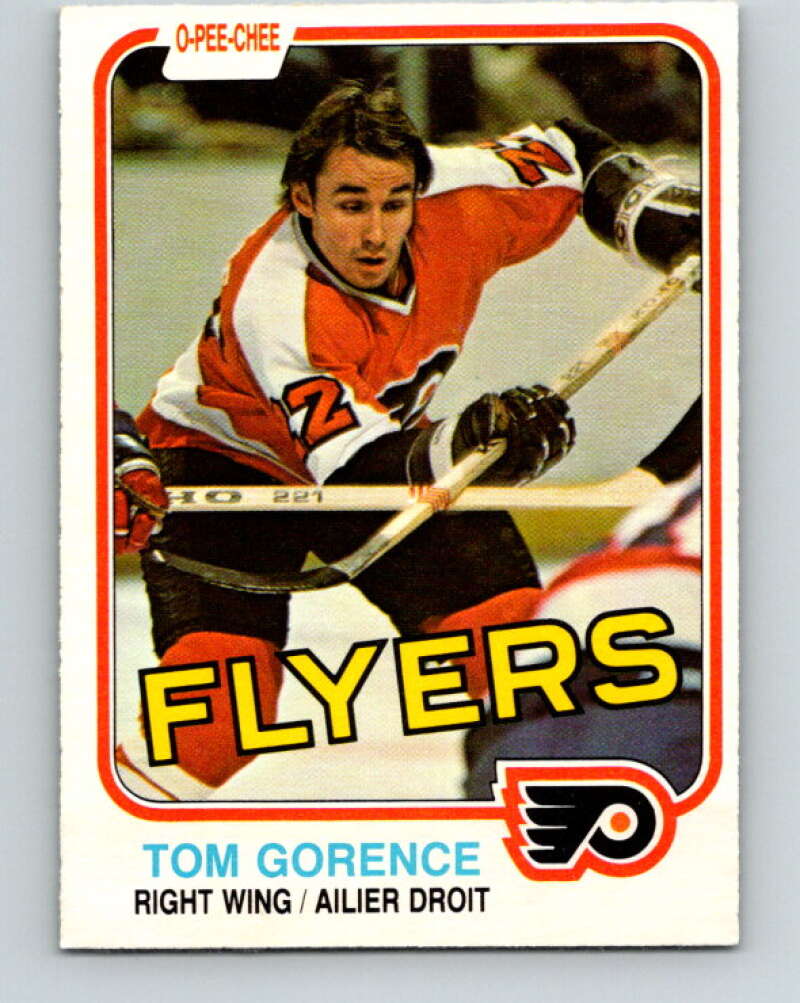 1981-82 O-Pee-Chee #250 Tom Gorence  Philadelphia Flyers  V31272