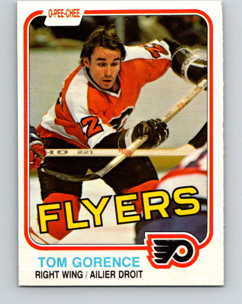 1981-82 O-Pee-Chee #250 Tom Gorence  Philadelphia Flyers  V31274