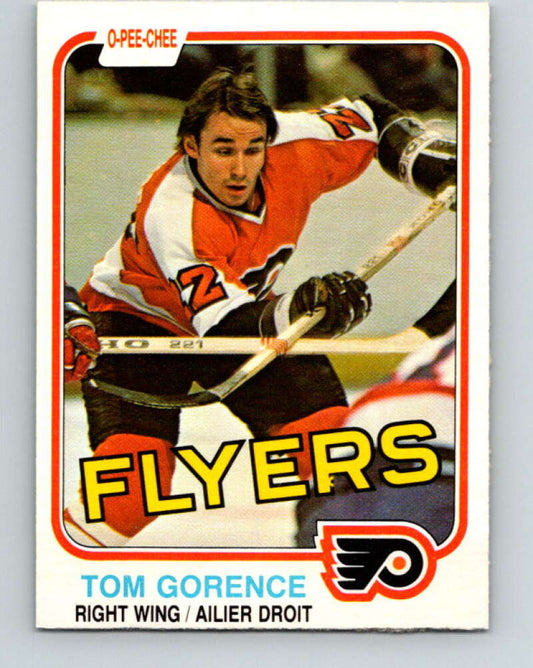 1981-82 O-Pee-Chee #250 Tom Gorence  Philadelphia Flyers  V31276