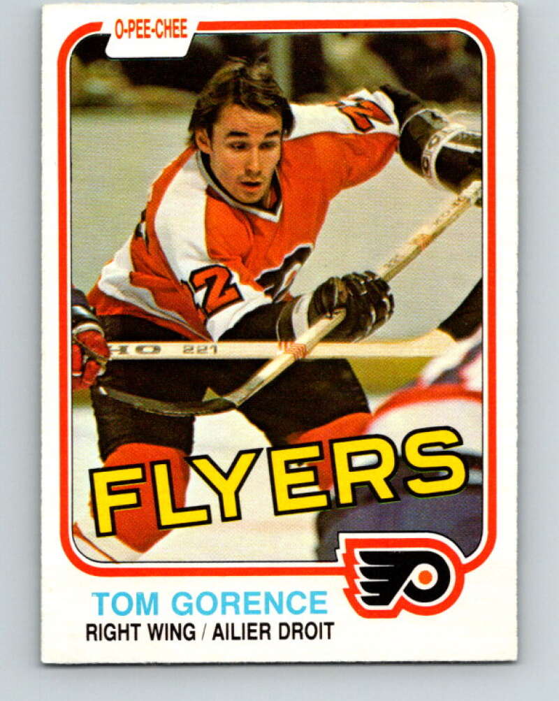 1981-82 O-Pee-Chee #250 Tom Gorence  Philadelphia Flyers  V31277