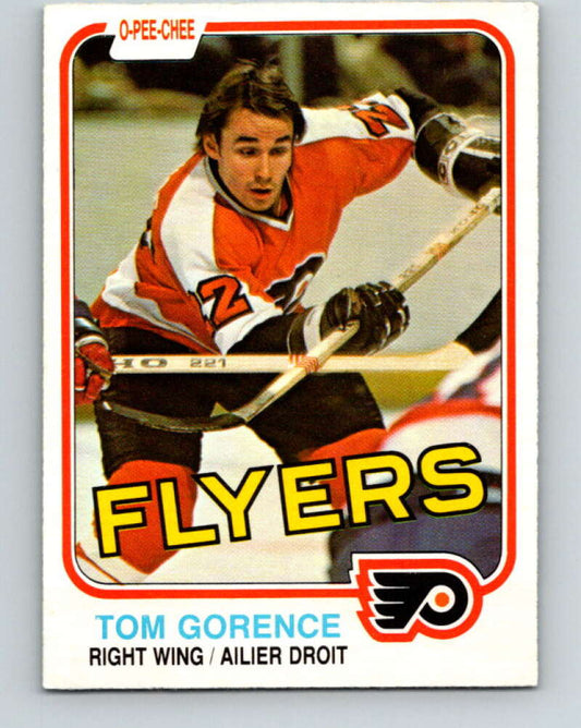 1981-82 O-Pee-Chee #250 Tom Gorence  Philadelphia Flyers  V31277