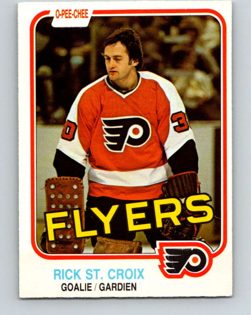 1981-82 O-Pee-Chee #252 Rick St. Croix  RC Rookie Philadelphia Flyers  V31279
