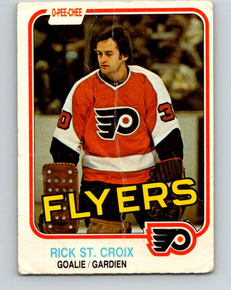 1981-82 O-Pee-Chee #252 Rick St. Croix  RC Rookie Philadelphia Flyers  V31280