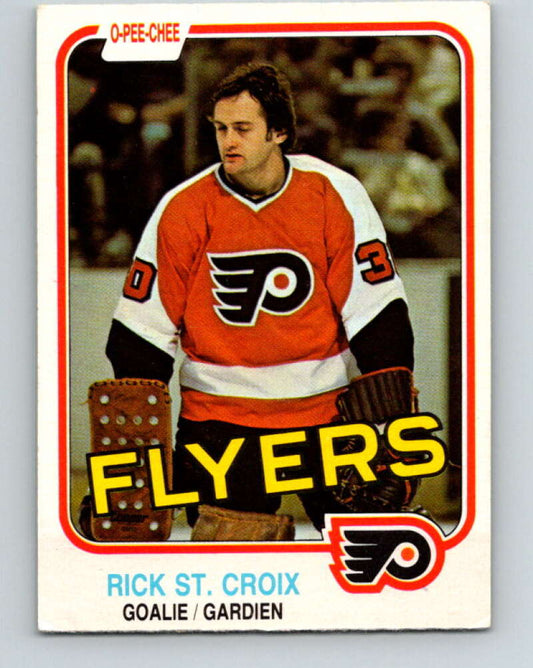 1981-82 O-Pee-Chee #252 Rick St. Croix  RC Rookie Philadelphia Flyers  V31281