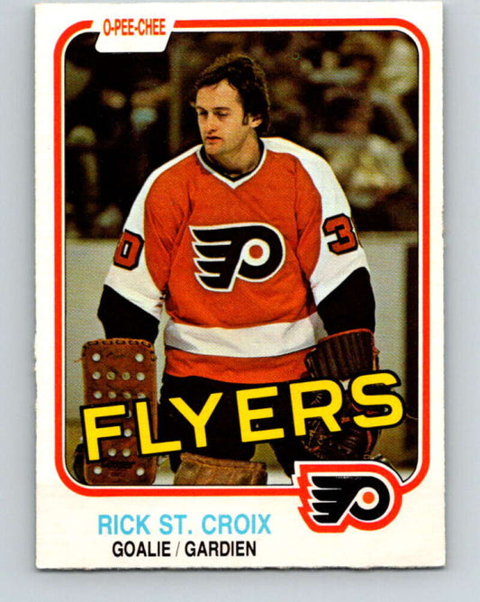 1981-82 O-Pee-Chee #252 Rick St. Croix  RC Rookie Philadelphia Flyers  V31282